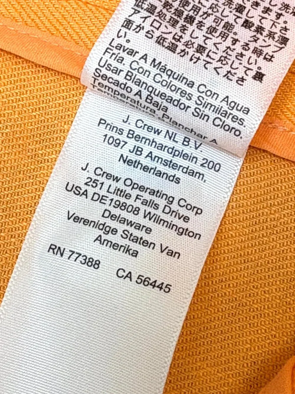 J. CrewStretch Linen-Blend Midi Pencil Skirt in Orange, Size 4